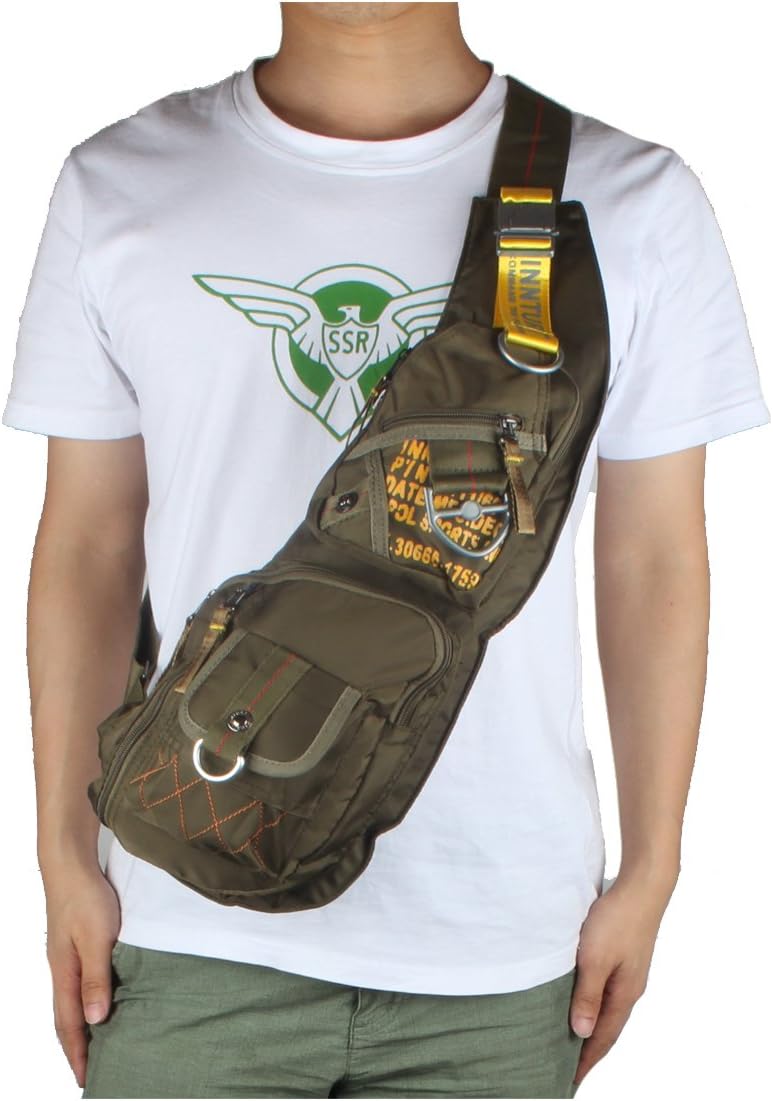 Nylon Sling Chest Bag Daypack Bicycle Travel Gym Backpack - Image 4