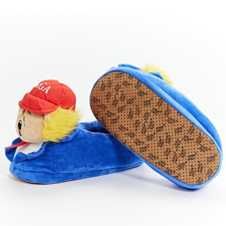 Image of ooohyeah Unisex's Non Slip Fuzzy Novelty Slippers, Indoor Funny Cozy House Shoes for Women & Mens