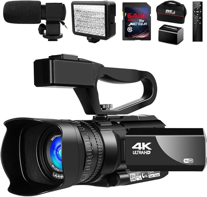 Professional 4K Video Camera