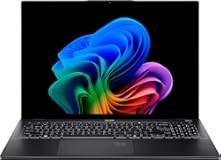 Swift 16 AI Laptop 2025 16” 2880x1800 OLED Touchscreen&comma; Intel Core Ultra 7 256V&comma; Intel Arc Graphics&comma; 16GB LPDDR5&comma; 1TB SSD&comma; Backlit KB&comma; Wi-Fi 7&comma; 1440p QHD IR Camera&comma; Copilot&comma; Windows 11 Home