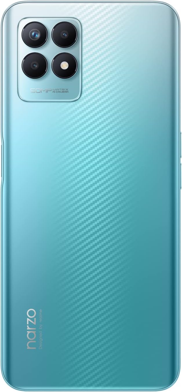 realme Narzo 50 Dual-Sim 128GB ROM + 6GB RAM (GSM only | No CDMA) Factory Unlocked 4G/LTE Smartphone (Blue) - International Version