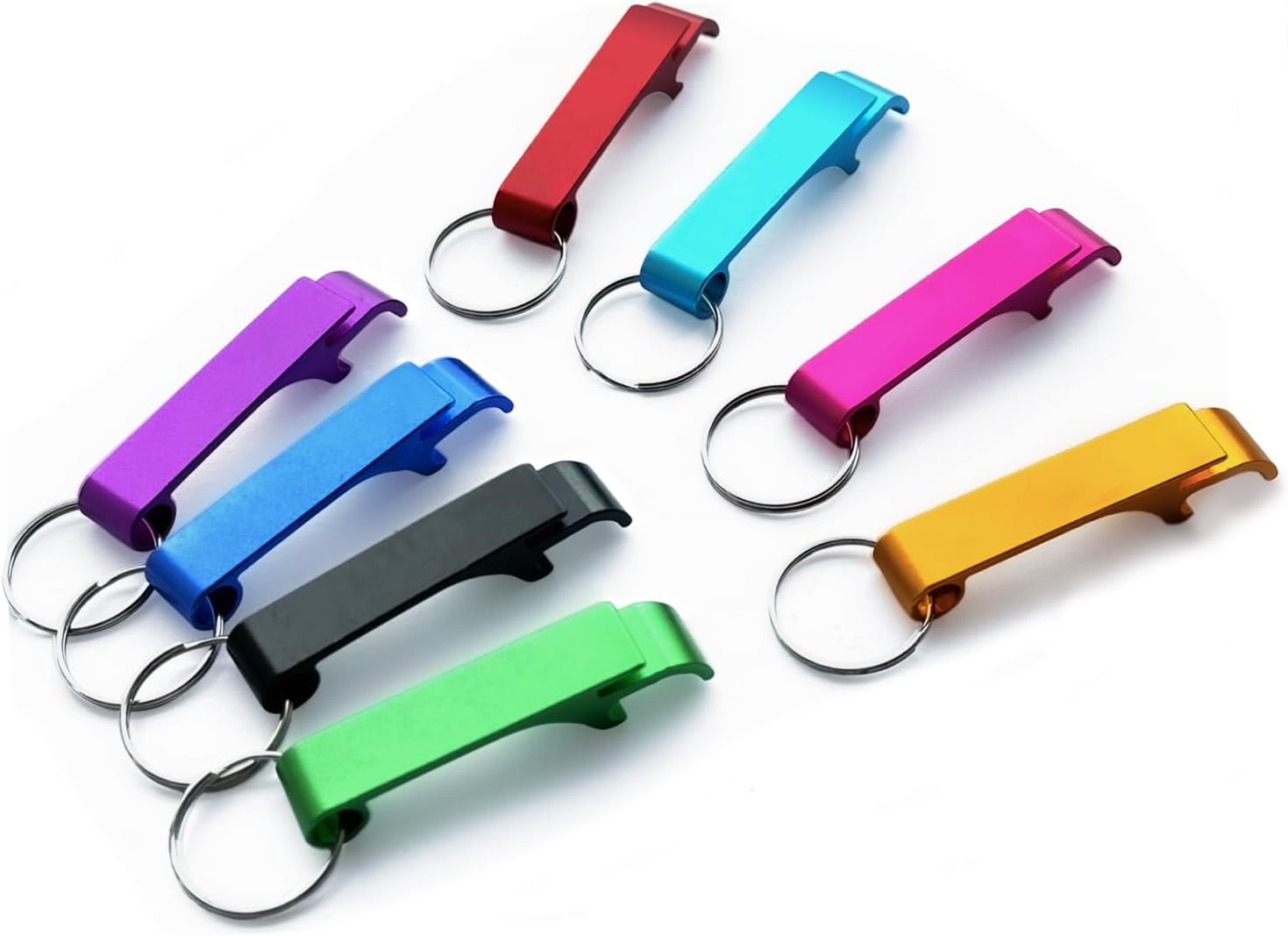 100pcs Personalized Wedding Favors Bottle Opener with Logo Text for Men Women, Wedding Favors For Guests Bulk,Engraved Aluminum Keychain Party Holiday Father's Day Graduation Favors