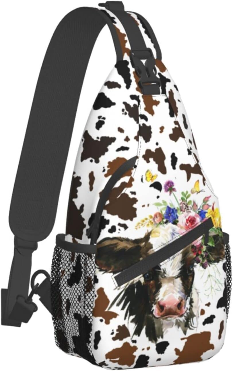 Sling Bag Crossbody Backpack Hiking Travel Daypack Chest Bag Lightweight Shoulder Bag For Women Men