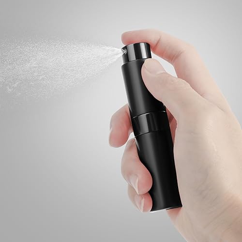 Miniatura 4 de Saiveina Botellas atomizadoras de perfume de viaje de 0.3 fl oz rellenables, mini atomizador para perfume, dispensador de perfume de bolsillo de