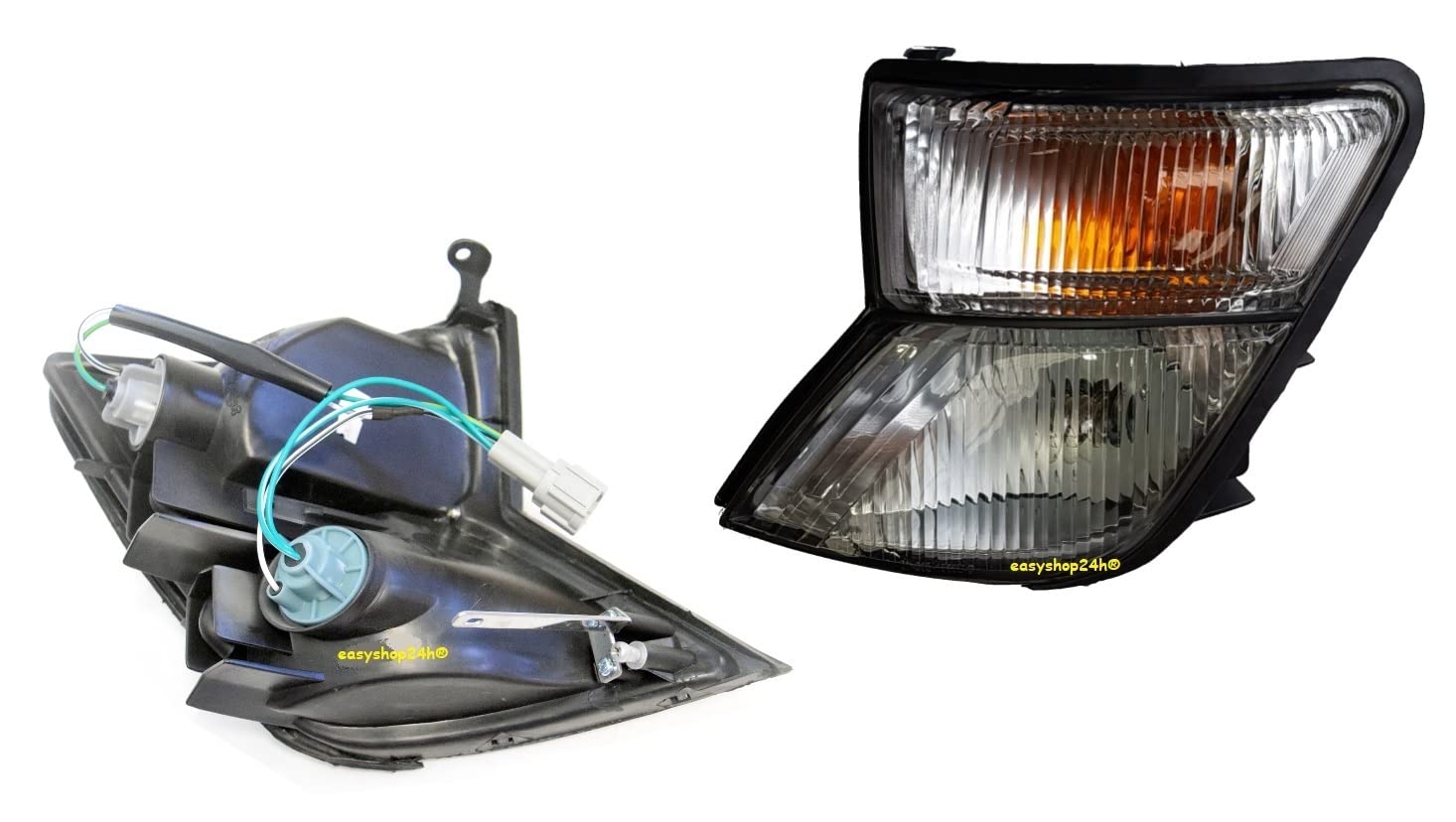 Fanale Fanalino Freccia Anteriore Sinistro Per Patrol Y61 dal 1997 al 2001 Luce Di Posizione Indicatore Di Direzione Lampeggiatore Lato Guidatore Con Portalampada