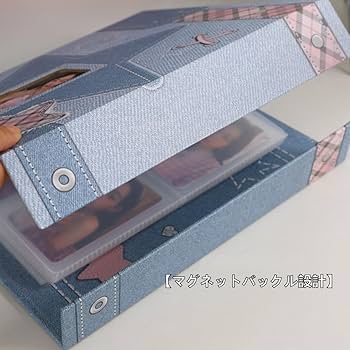 Amazon.co.jp: Kisigim トレカケース コレクトブック チェキ 窓付き