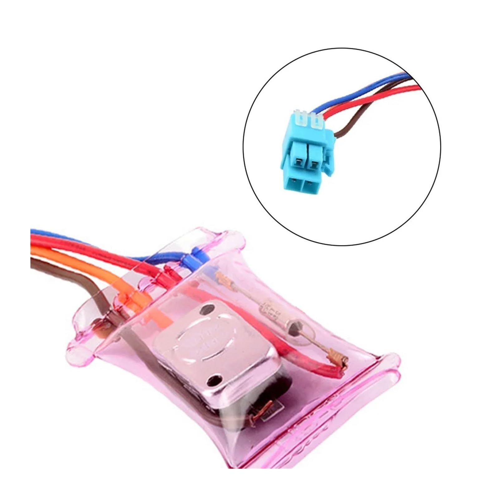 Termostato Bimetálico for Descongelación De Refrigerador, 4 Cables, 7 Grados
