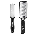 Fu Store 2 Pack Foot Files Callus Remover Stainless Steel Foot Rasp and Dual Sided Feet File Professional Scrubber Pedicure Tools Premium for Feet Care Remove Hard Skin