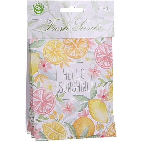 Willowbrook Fresh Scents Drawer Scented Sachet Packets: Hello Sunshine