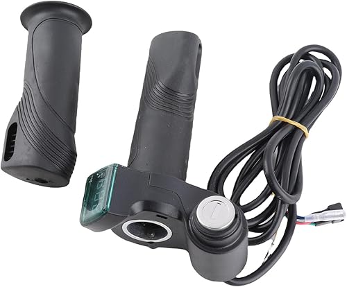 Miniatura 3 de Empuñadura de acelerador de bicicleta eléctrica, acelerador giratorio de bicicleta eléctrica con pantalla LED y casillero de llave eléctrica 48 V 36