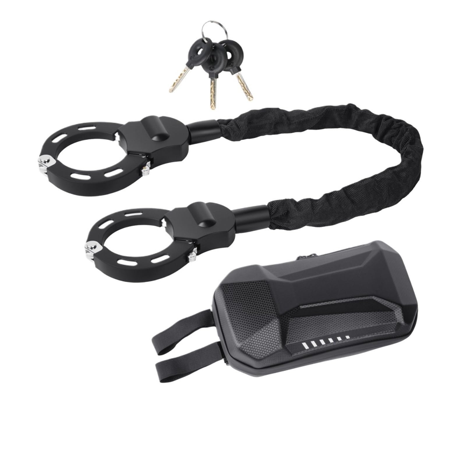 Candado Disco Protección antirrobo de Cerradura de Seguridad en Forma de U de Acero de aleación de Alta Resistencia(No Bag)