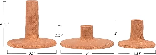 Miniatura 3 de Main + Mesa Juego de 3 portavelas cónicos de gres