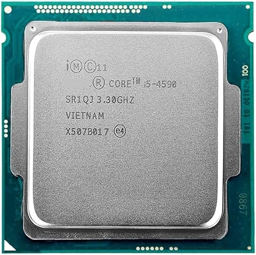 CPU Core Processor I5-4590 I5 4590 CPU 3.3GHZ LGA 1150 SR1QJ 4 Core Desktop Processor I5 4590 Responsive and Powerful