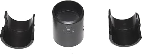 Miniatura 9 de JSP Manufacturing Clips de estante de alambre de poste de 1 pulgada de diámetro, mangas divididas, bloqueo de estante de metal, selección de