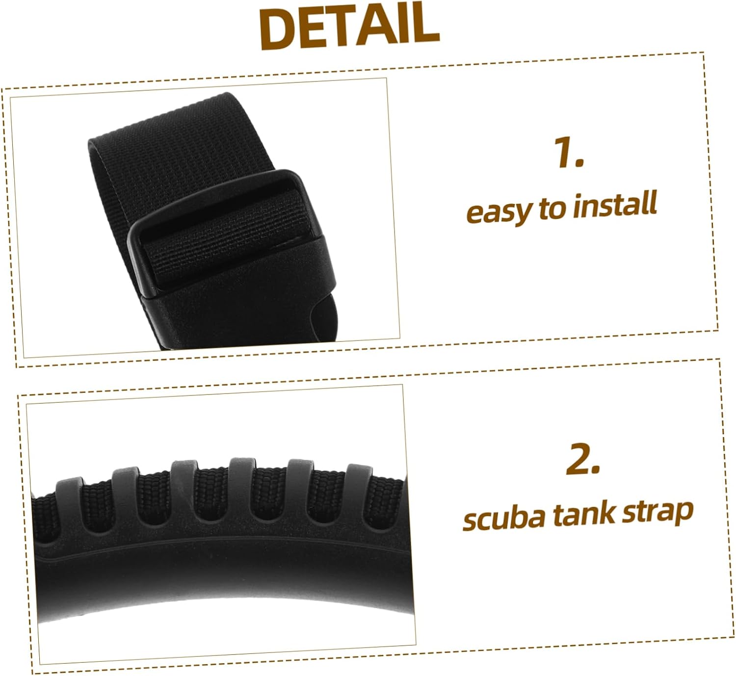 Scuba Diving Tank Carrier with Carry Strap and Handle for Oxygen Cylinder Durable Dive Equipment for Snorkeling and Professional Diving Activities