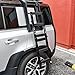 Gloosy Black Side Access Ladder fit for Land Rover Defender 110 90 130 2020-2026 Rack Side Window Roof Step Ladder