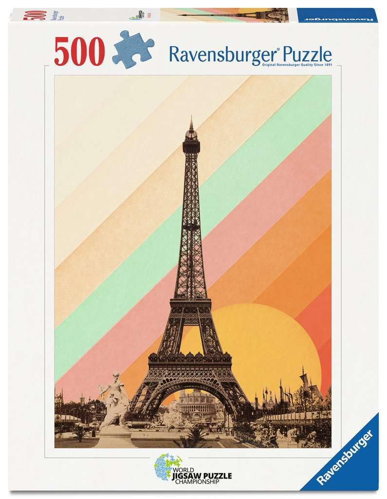 Ravensburger Paris Rainbow 500 Piece Jigsaw Puzzle – Bright City of Lights Skyline, Relaxing Escape for Adults & Families - 2