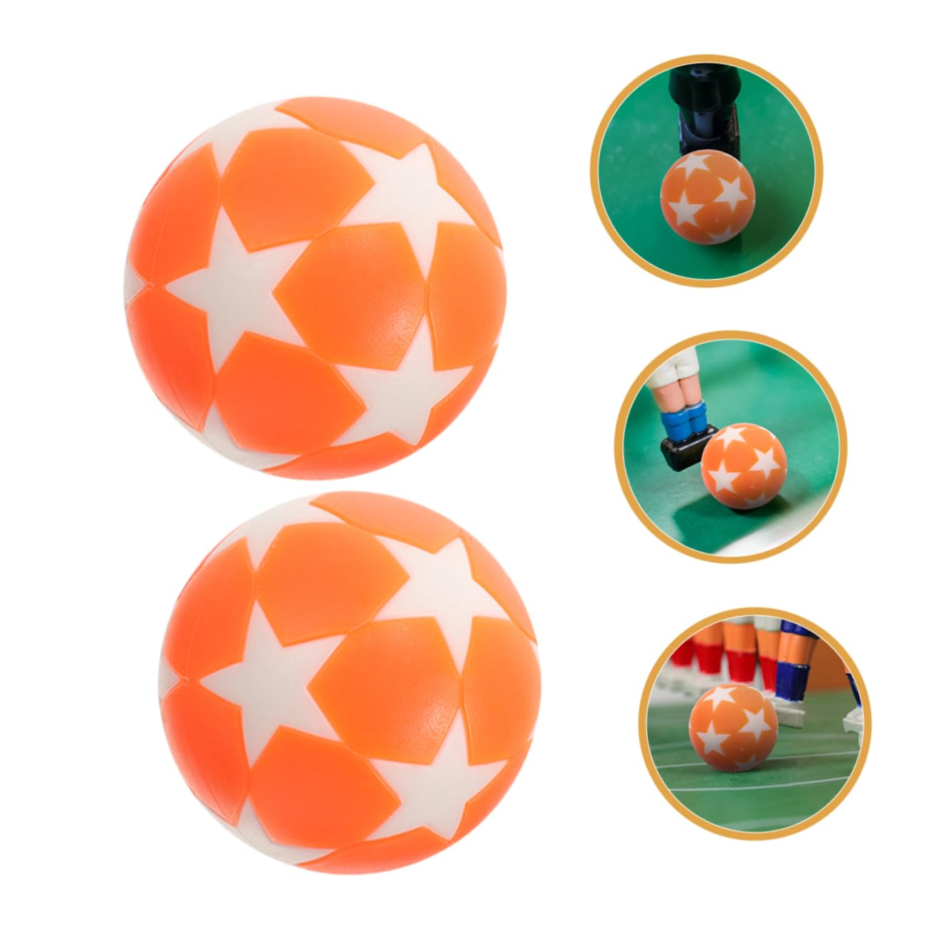 15pezzi Palline Per Calcio Balilla Arancioni E Bianche Sostituzioni Resistente Per Tavolo Da Calcio Accessori Per Giochi Da Tavolo Con Design E Lavorazione Fine