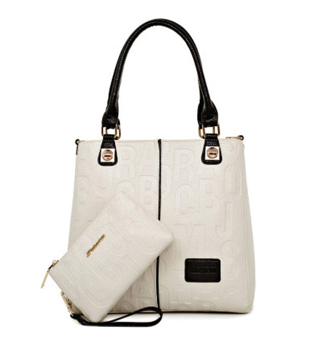 DEERWORD Donna Borse a Spalla Borsa a Tracolla Elegante Grandi Firmate Marca Mano Antifurto PU pelle 5706 2 pz