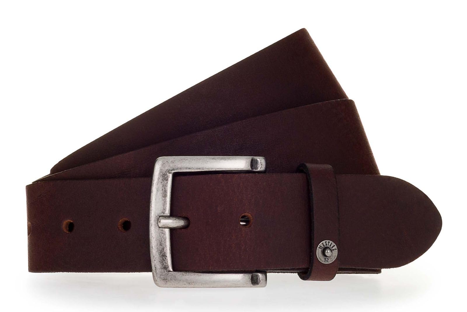 MUSTANG 40mm Leather Belt idéale pour sublimer vos jeans