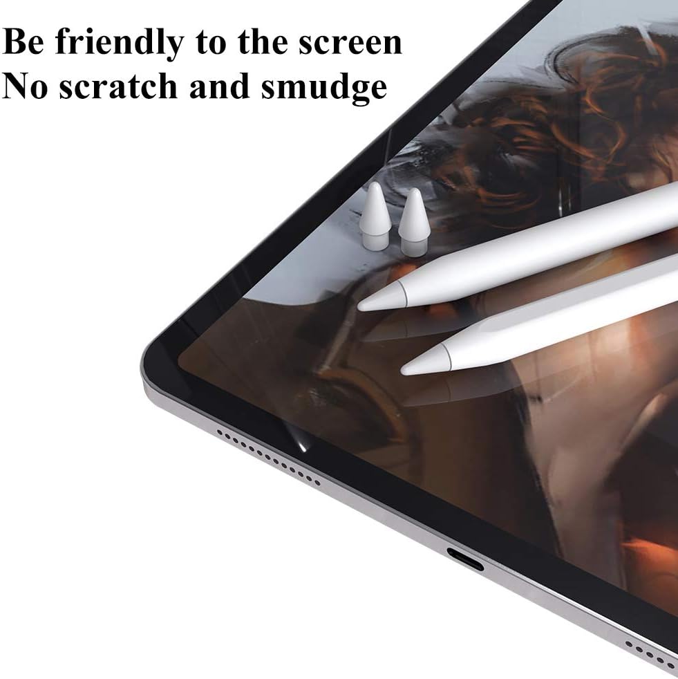 Discount Vruck Pen Tip for Apple Pencil: Replacement Stylus Fine Nib Compatible with iPad Air Mini Pro Apple Pencil 1st Gen & 2nd Generation Tips - 4 Packs