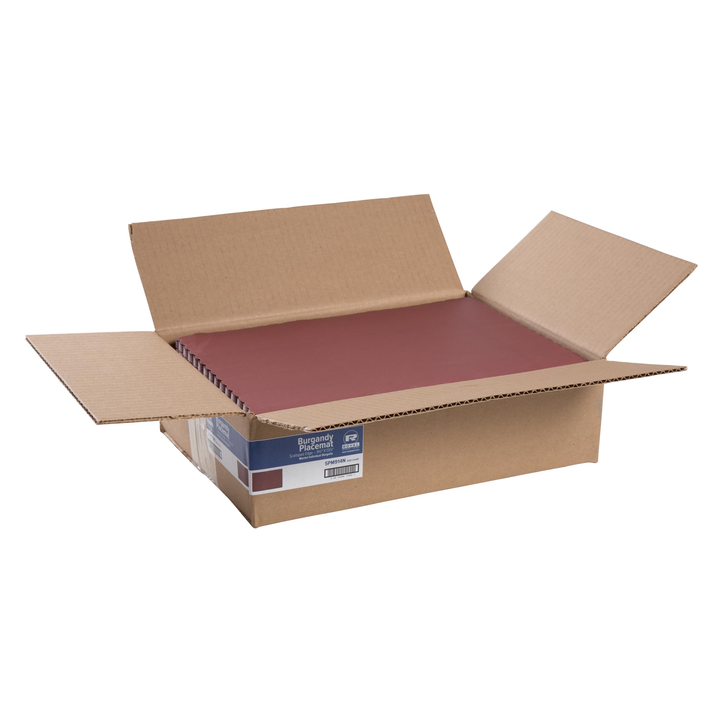 Royal Tovaglietta Usa e getta Borgogna 23 cm x 34 cm, Pacco da 1000