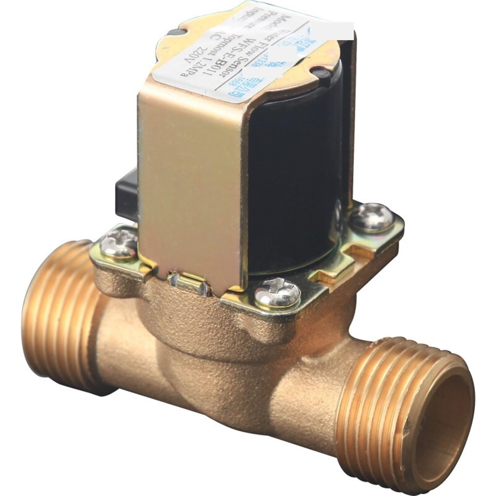 Électrovanne en laiton 1/2 pour réguler l'eau chaude haute température