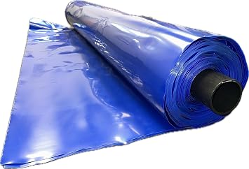 Farm Plastic Supply - 20 Mil Concrete Vapor Barrier - Thick Plastic Sheet for Floor Underlayment, Radon Gas Barrier, EVOH Plastic Sheeting, Crawl Space Vapor Barrier, Gas Barrier 12 x 50