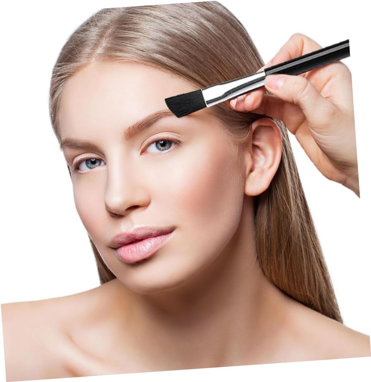 4pcs Eyebrow Grooming Kit Precision Brow Scissors Brush Comb Men and Women Makeup Tools for Trimming Eyebrows and Nose Hair