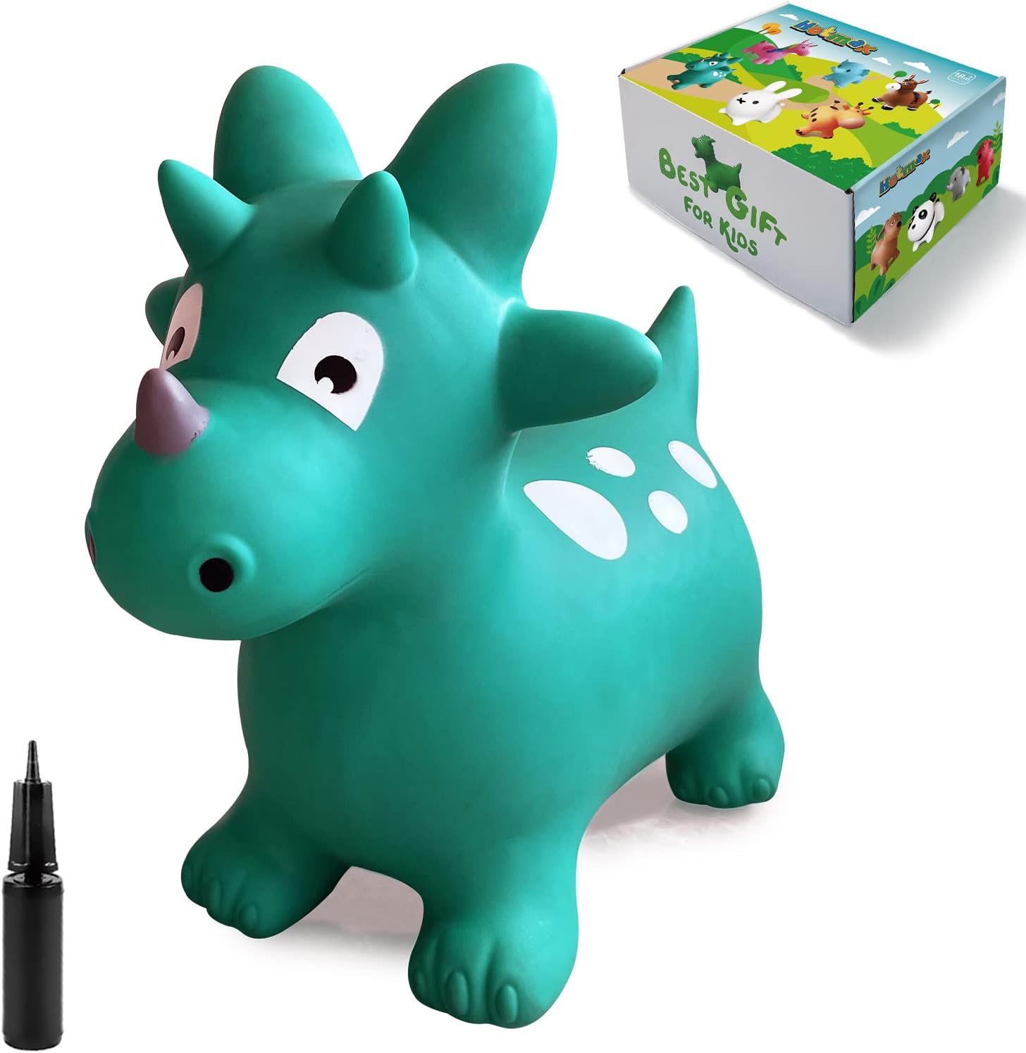 HotMax Bouncy Horse, Inflatable Bouncy Animals Hopper for Toddlers