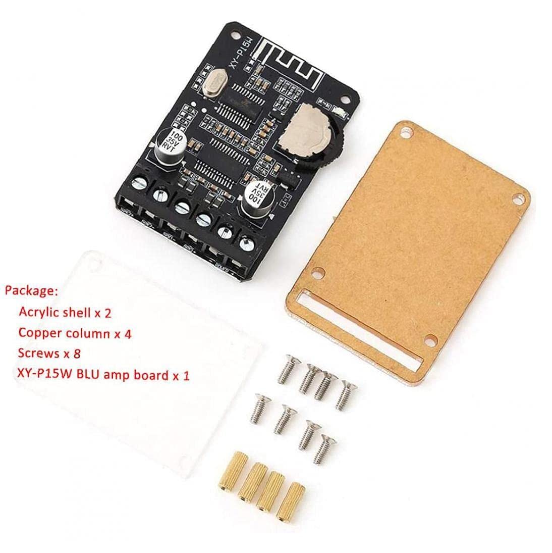 Module Ampli Bluetooth 5.0 12V-24V - Stéréo 30W-150W - DIY Haut-Parleurs - Branchement Simple