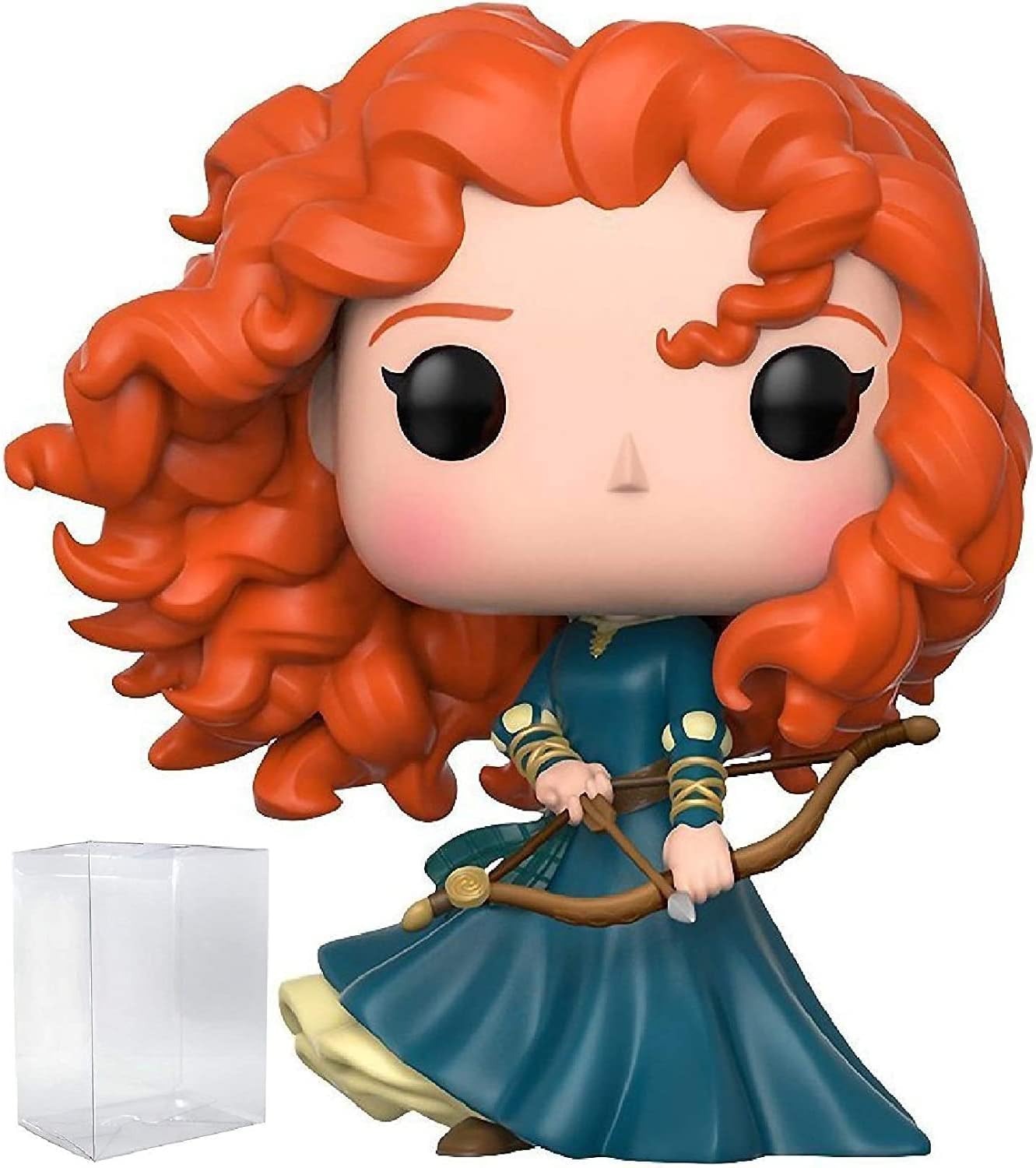 FunkoPOP Disney Princess: Brave - Merida Pop! Vinyl Figure (Bundled with Compatible Pop Box Protector Case), Multicolored, 3.75 inches
