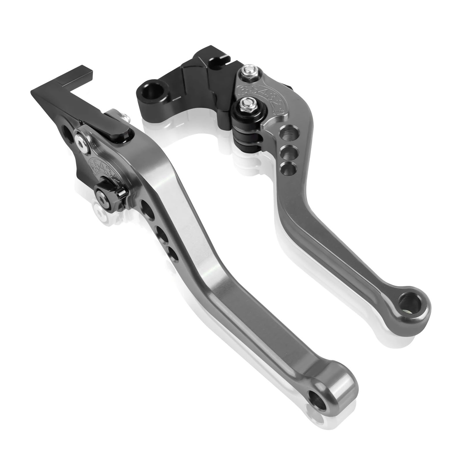 Hguvsjd for Suzuki for Hayabusa for GSXR1300 1999-2023 Motorcycle Short&Long Brake Clutch Lever Handle Levers Motorcycle Brake Lever(Short ti 99-07)