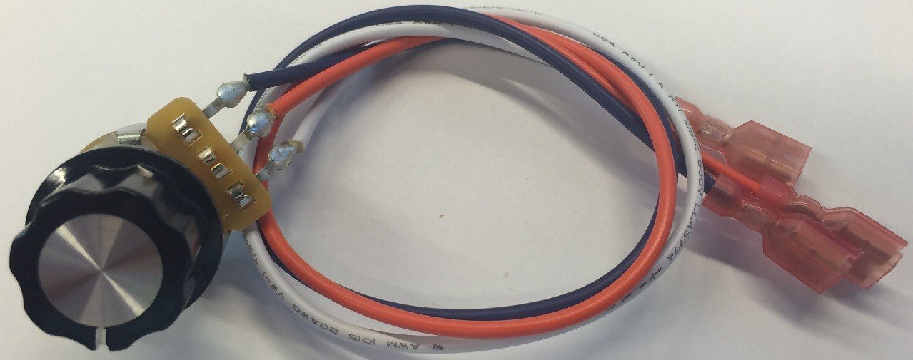 KB ELECTRONICS 9510 for NEMA-4X Controls (PC/PW/RC/AC), Replacement Potentiometer KIT
