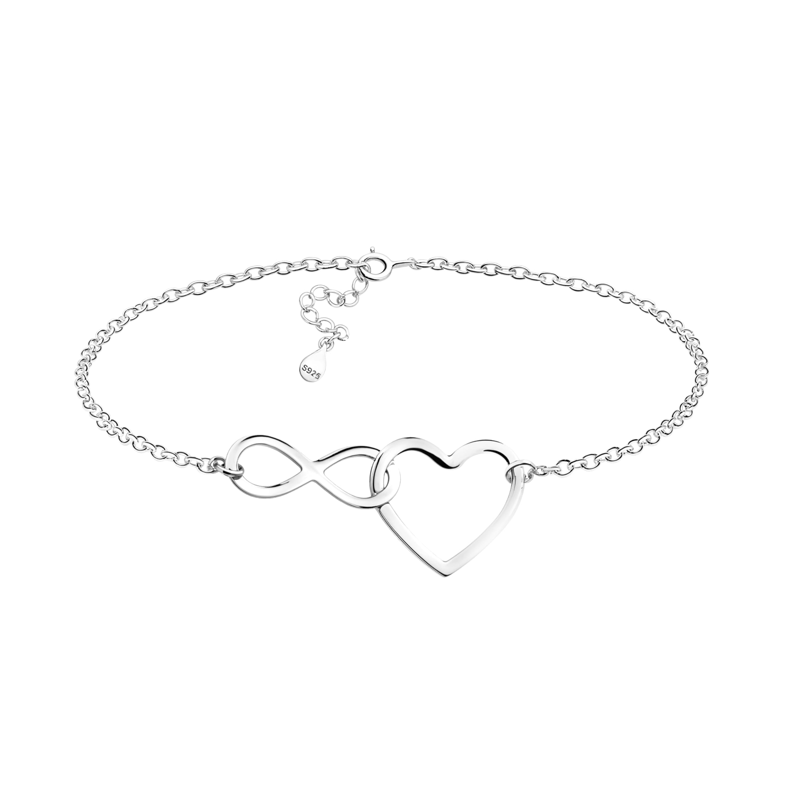 Sofia Milani Bracciale Donna Argento 925 Con Ciondolo Infinito - Eleganza Senza Tempo - 30010