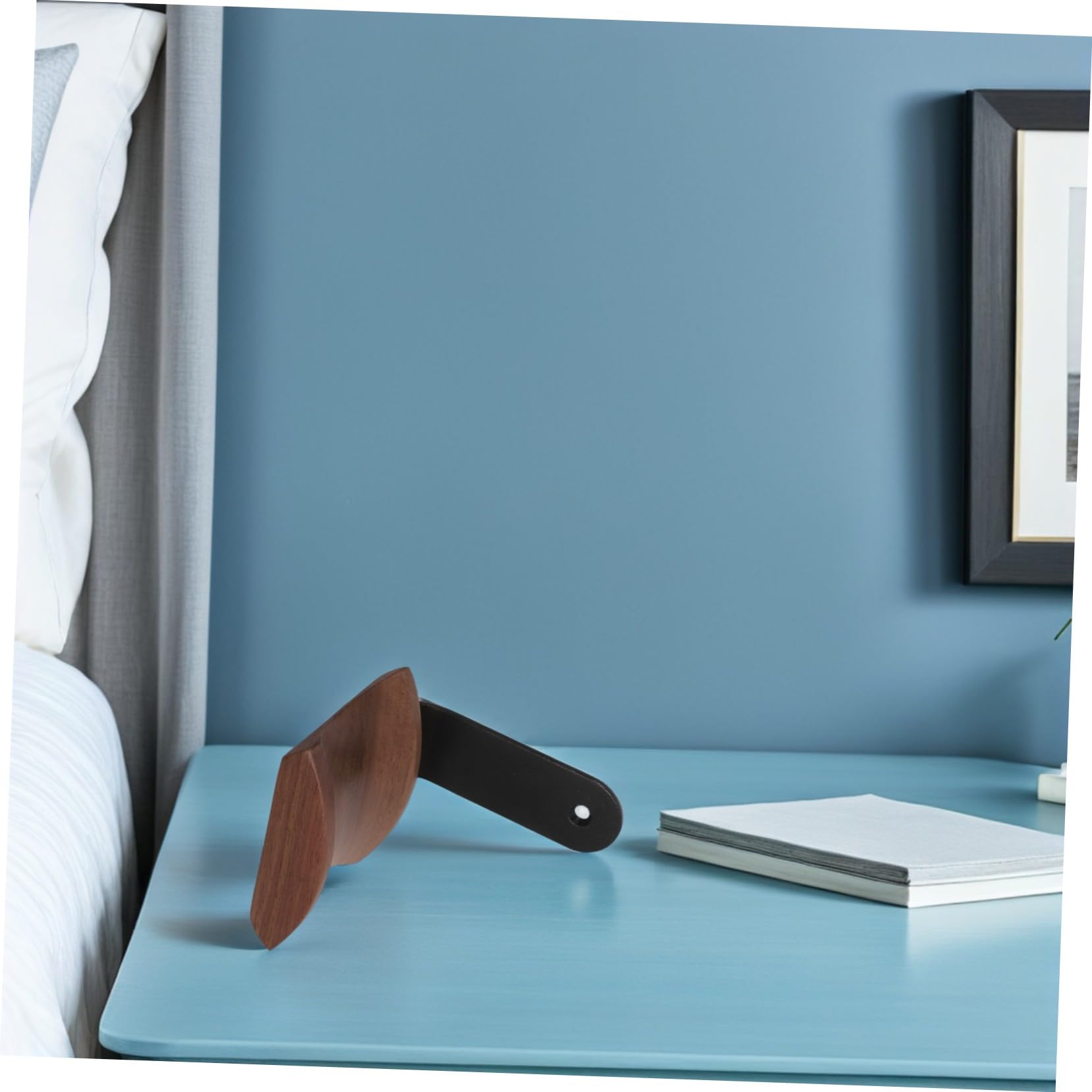 Veemoon Soporte Para Auriculares De Pared De Madera Colgador Para Auriculares Para Música Ahorra Espacio Soporte De Pared