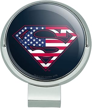 Review GRAPHICS & MORE Superman USA American Flag Shield Logo Golf Hat Clip with Magnetic Ball Marker