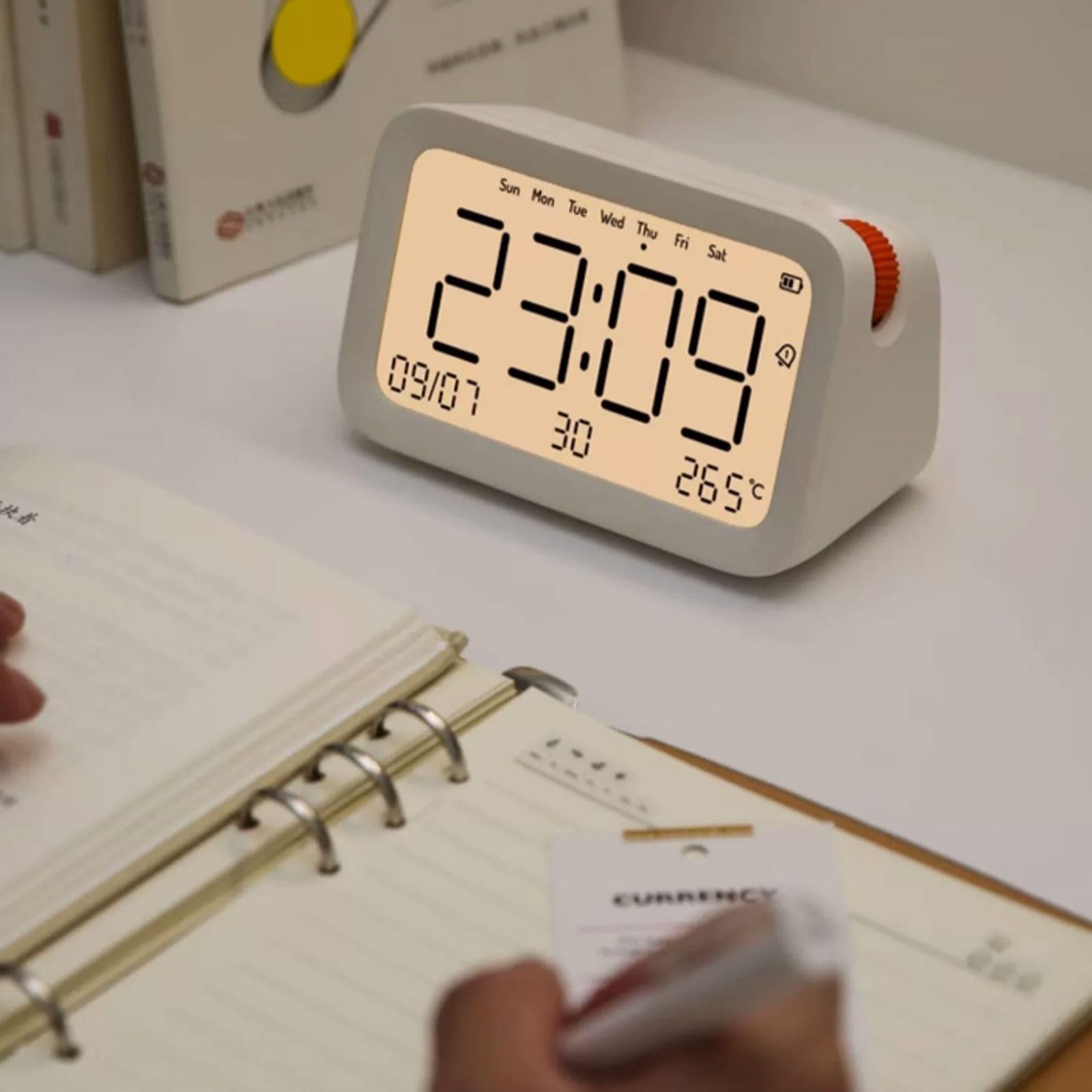 Administrador de tiempo, Temporizador visual recargable con despertador y luz nocturna, cuenta atrás de 99 minutos, temporizador de cocina, herramienta de gestión del tiempo for estudiantes, temporiza