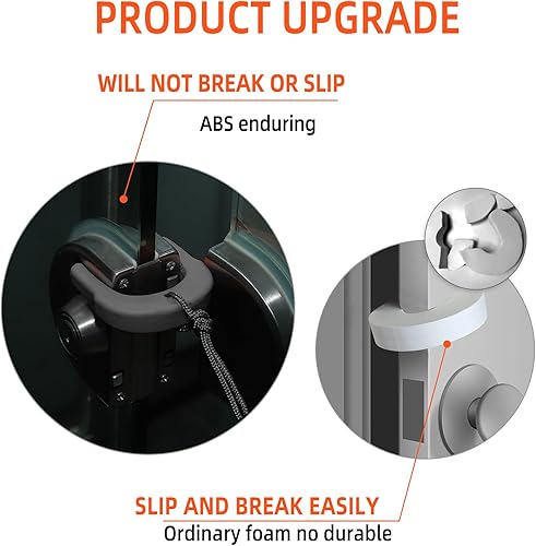 Miniatura 6 de Atasco de puerta, tope de puerta de primer respondedor para fuerzas del orden, policía, servicios médicos de emergencia, puerta táctica con