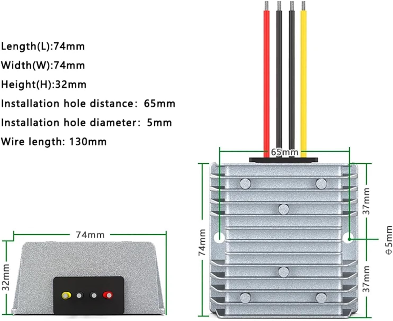10A DC 60V72V(30-90V) to 36V on-Board Voltage Reduction Module