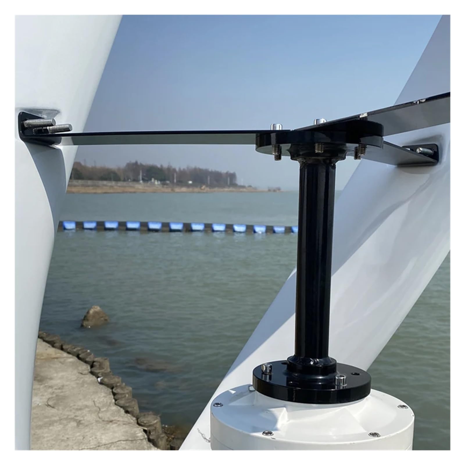 Turbina eólica de eje Vertical, generador Vertical de 25KW y 20KW, 12V, 24V, 48V con controlador de carga MPPT for uso doméstico, carga híbrida para generación de energía de emergencia(Wind turbine on