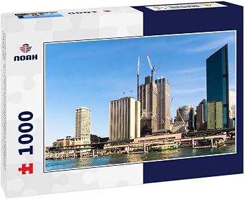 Noah Jigsaw Puzzle Sunny Day Over Sydney Business District Skyline and The Circular Quay Ferry Terminal in Sydney, Australia Largest City 1000 Pieces