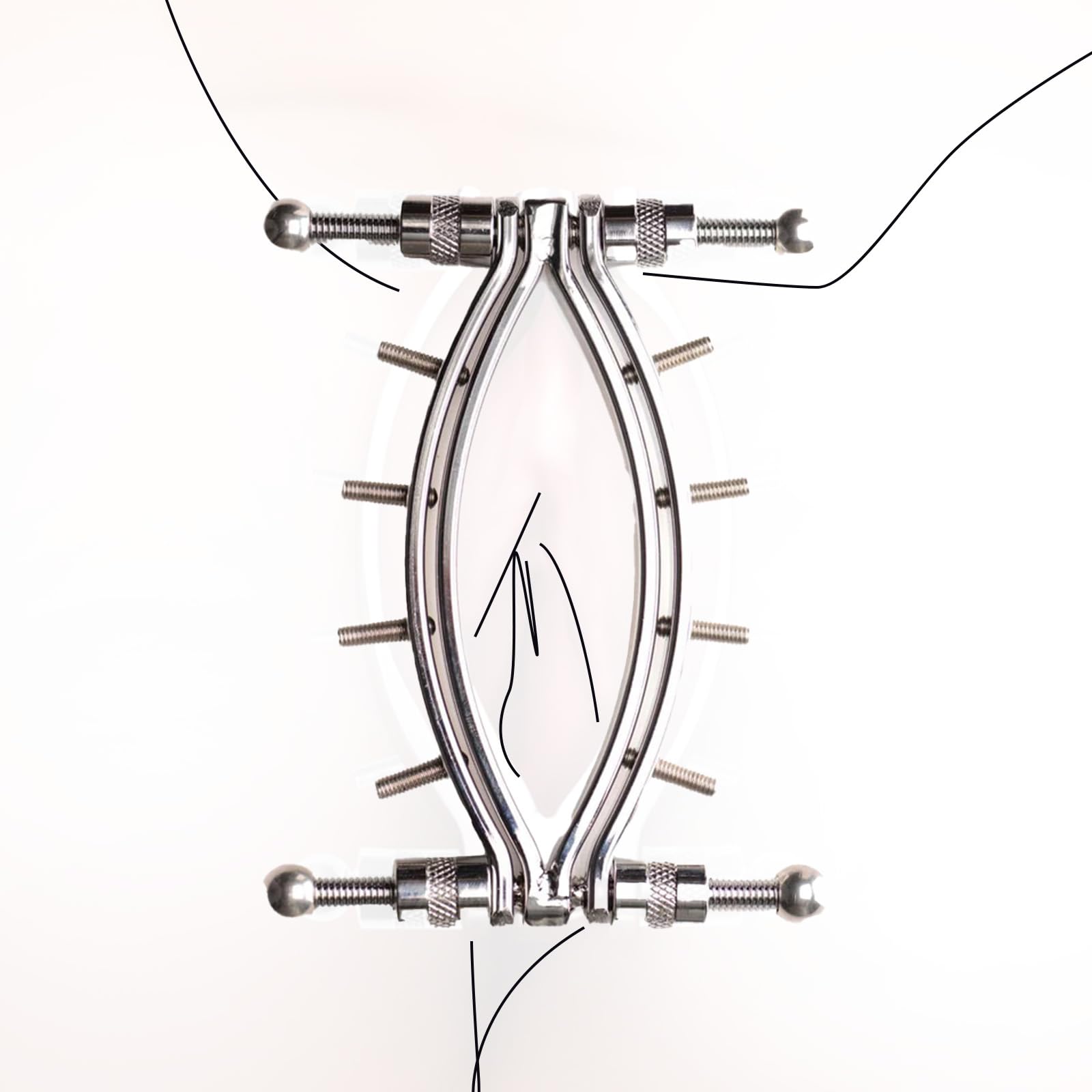 Amazon.com: Labia Clamp Lips Pussy Spreader SM Sadistic Bondage Kit for ...