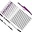 LWANO Carbon Arrow Archery 30inch Hunting Target Practice Arrows for Compound & Recurve Bow Spine 500 with Removable Tips (Pack of 12) (Purple, 31Inch)