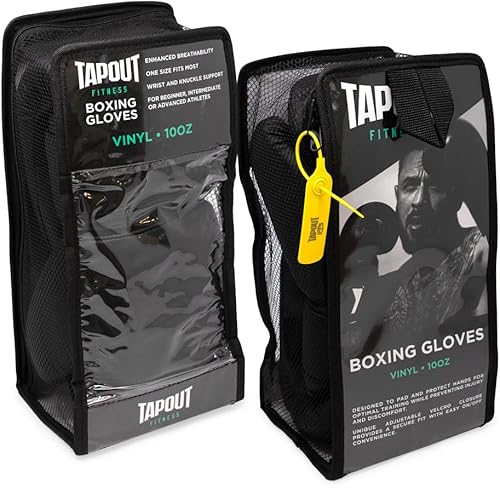 Miniatura 3 de TAPOUT Guantes de boxeo con palma de malla transpirable para hombres y mujeres en entrenamiento, Muay Thai, Kickboxing, Sparring y MMA
