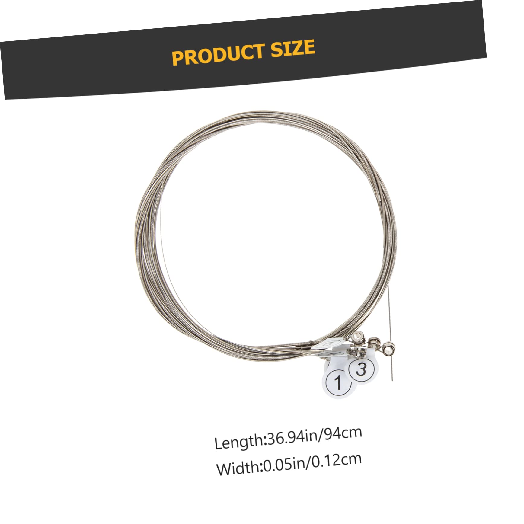 BESTonZON Replacement for Guitar Strings Folk Guitar Strings Durable User-friendly