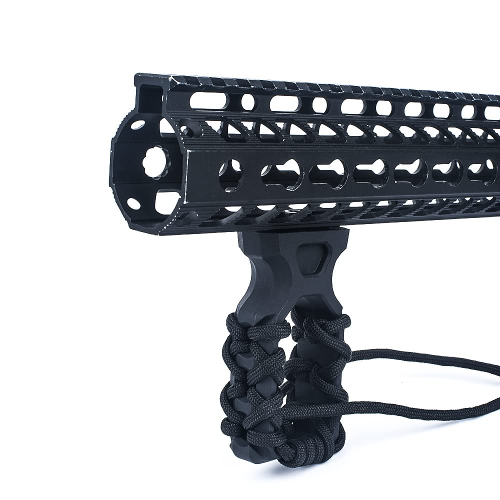 PTG tattico Mlok Keymod maniglia anteriore verticale della pistola d'aria per il sistema di corrimano Mlok Keymod (nero)