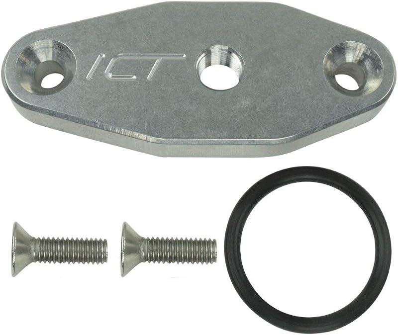 Adaptador de alimentação de óleo do turbo ICT Billet 1/8" NPT para motores Gen V L83, LT1 e L86 – 1 unidade