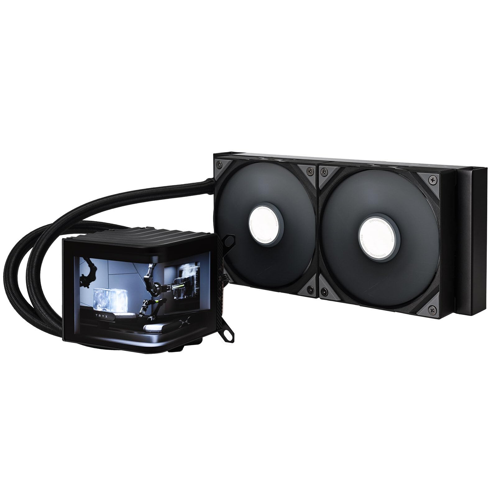 Amazon.co.jp: TRYX PANORAMA 水冷 CPUクーラー 無発光モデル
