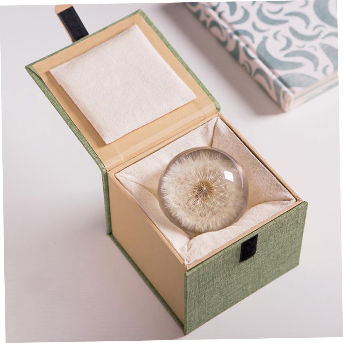 Kristallkugel, Pusteblumen-Briefbeschwerer, Traumball, einzigartiger Briefbeschwerer aus Kunstharz, Geschenke für Kinder und Freunde, Pusteblumen-Briefbeschwerer, Kugel, Glas, Briefbeschwerer, Kristal